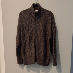 Cabi Zip-it Cardi Heather Brown